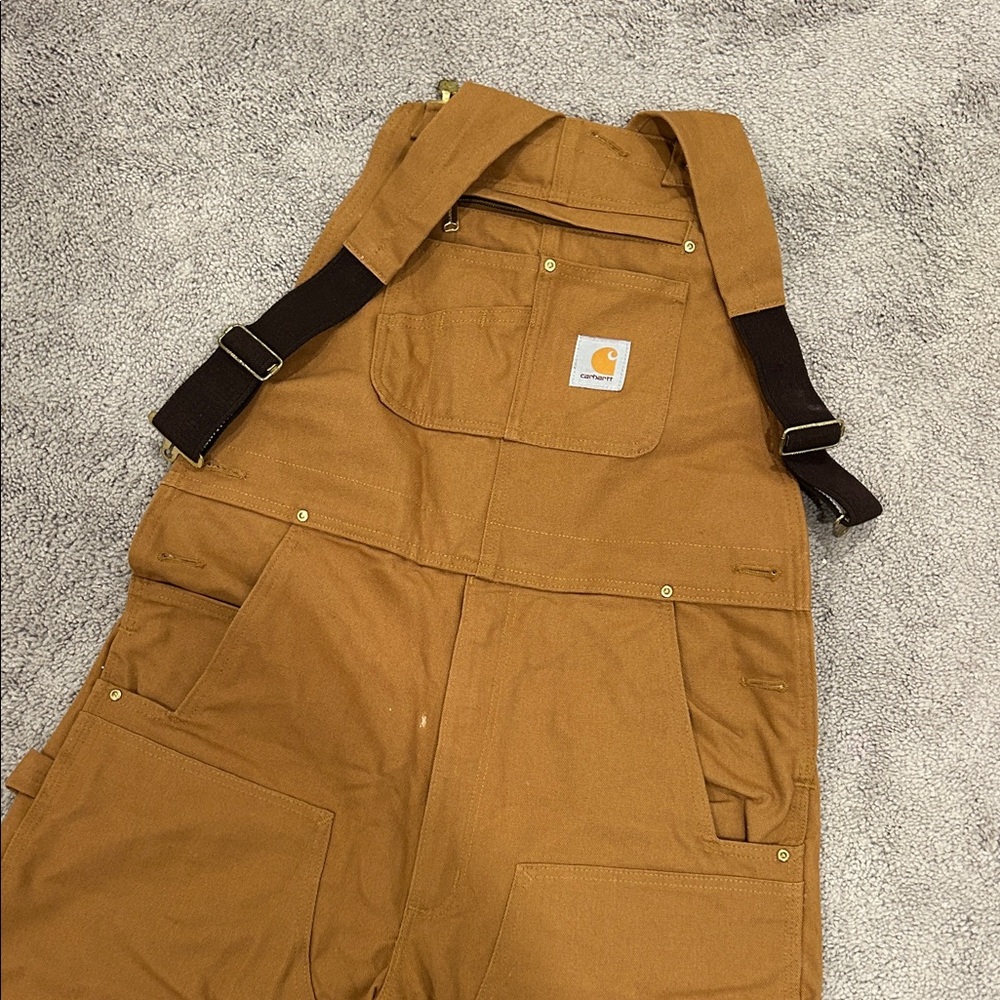 Carhartt Tan Work Overalls
